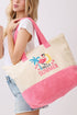 Hello Summer Hot Pink Terry Tote