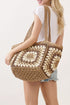 Vintage Taupe Granny Square Tote