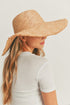 Sun-Soaked Summer Taupe Straw Hat
