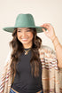 Desperado Felt Hat, Turquoise