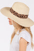 Tulum Adventure Leopard Band Beige Straw Hat