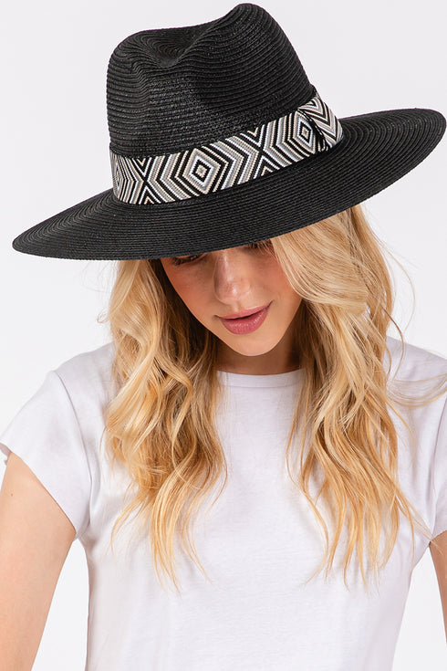 Pagosa Springs Black Straw Hat