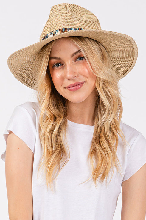 Cowrie Coast Beige Straw Hat