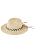 Cowrie Coast Beige Straw Hat
