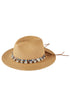 Cowrie Coast Taupe Straw Hat