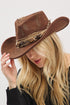 Dodge City Drifter Brown Vintage Felt Cowgirl Hat