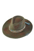 Cactus Creek Olive Vintage Felt Cowgirl Hat