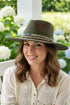 Cactus Creek Olive Vintage Felt Cowgirl Hat