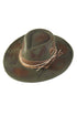 Pecos Pines Olive Vintage Felt Cowgirl Hat
