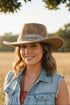 Desert Ridge Taupe Vintage Felt Cowgirl Hat