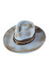 Santa Rosa Ranch Dusty Blue Vintage Felt Cowgirl Hat
