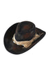 Durango Dusk Black Vintage Felt Cowgirl Hat