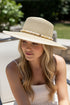 Amalfi Coast Beaded Natural Straw Hat