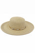 Amalfi Coast Beaded Natural Straw Hat