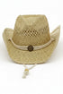 Tide & True Natural Straw Cowgirl Hat with Chin Strap