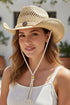 Tide & True Natural Straw Cowgirl Hat with Chin Strap