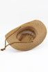 Tide & True Tan Straw Cowgirl Hat with Chin Strap