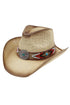 Painted Mesa Beige Straw Cowgirl Hat