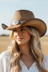 Painted Mesa Taupe Straw Cowgirl Hat