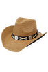 Horseshoe Hollow Taupe Vintage Straw Cowgirl Hat