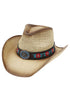 Prairie Garland Beige Straw Cowgirl Hat
