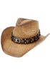 Sedona Steel Taupe Straw Cowgirl Hat