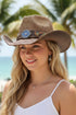 Wildflower Trail Taupe Straw Cowgirl Hat