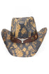 Sidewinder Brown Snakeskin Cowgirl Hat