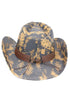 Sidewinder Brown Snakeskin Cowgirl Hat