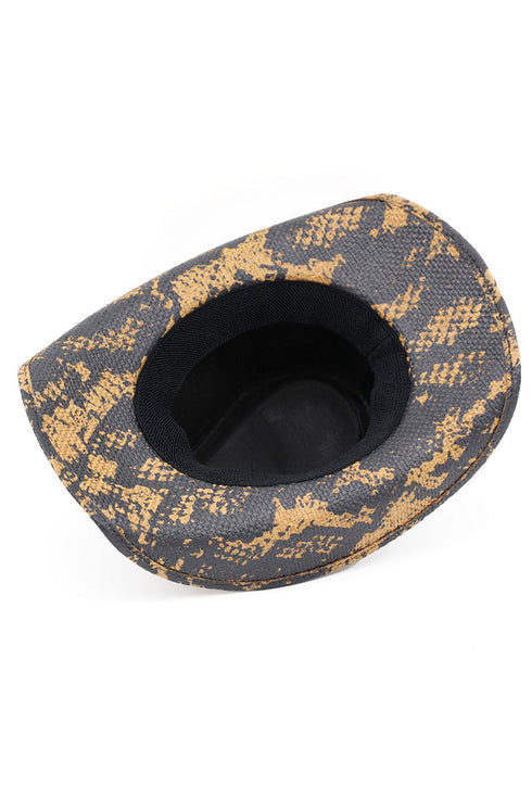 Sidewinder Brown Snakeskin Cowgirl Hat