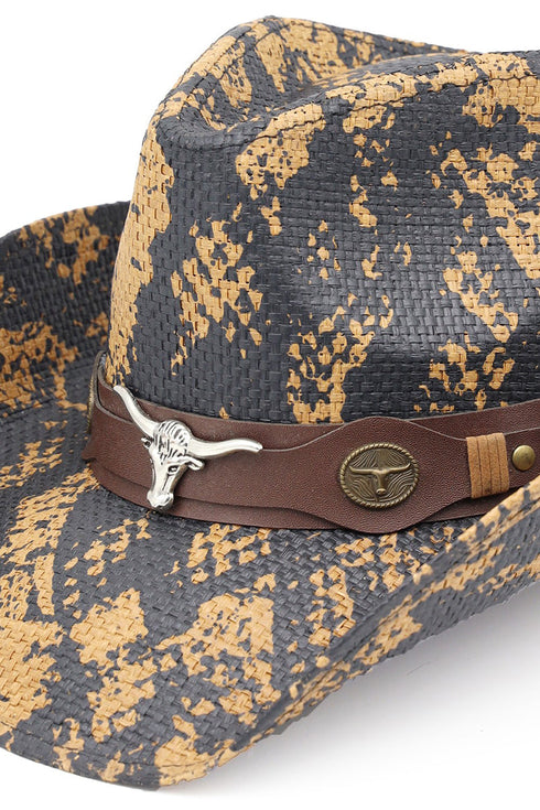 Sidewinder Brown Snakeskin Cowgirl Hat