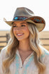 Durango Dreams Beige Washed Straw Cowgirl Hat