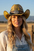 Bonfire Ridge Taupe Antique Wash Straw Cowgirl Hat