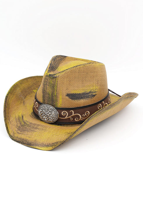 Bonfire Ridge Taupe Antique Wash Straw Cowgirl Hat