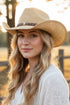 Midnight Rodeo Beige Straw Cowgirl Hat