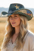 American Grit Navy Distressed Cowgirl Hat