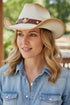 Southern Belle Beige Aged Cowgirl Hat