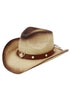 Southern Belle Taupe Aged Cowgirl Hat