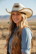 Desert Ember Ivory Distressed Cowgirl Hat