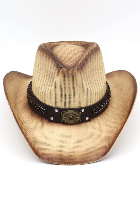 Modern Outlaw Beige Rustic Cowgirl Hat