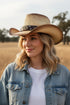 Modern Outlaw Beige Rustic Cowgirl Hat
