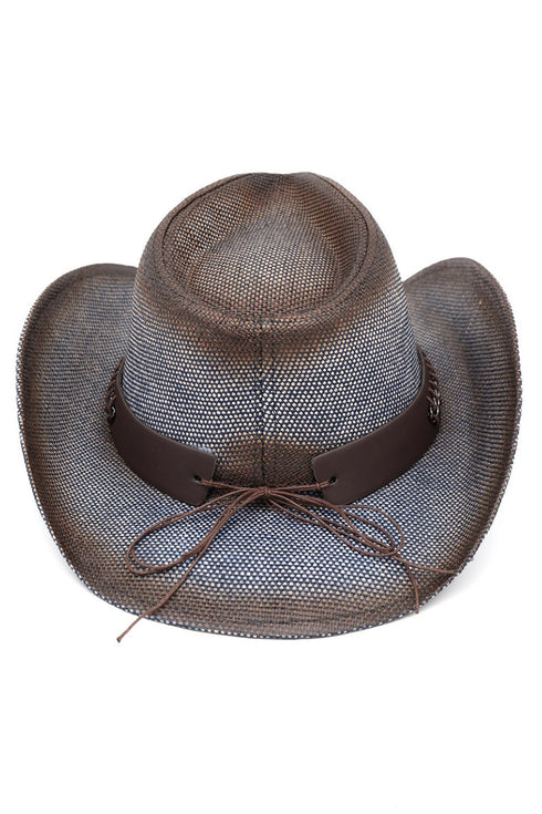 Modern Outlaw Denim Rustic Cowgirl Hat