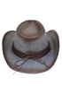 Modern Outlaw Denim Rustic Cowgirl Hat