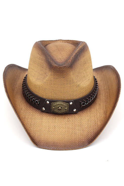 Modern Outlaw Taupe Rustic Cowgirl Hat