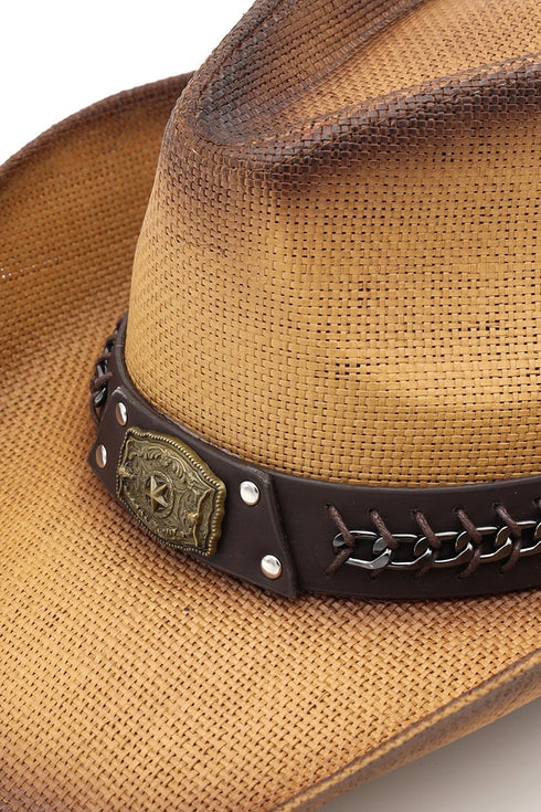 Modern Outlaw Taupe Rustic Cowgirl Hat