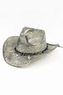 Canyon Rogue Charm Black Vintage Cowgirl Hat