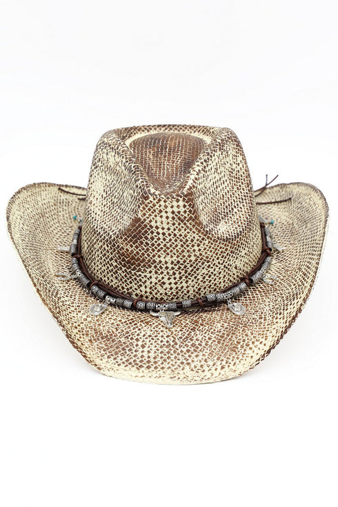 Canyon Rogue Charm Taupe Vintage Cowgirl Hat