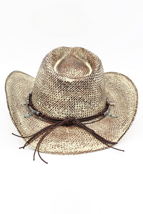 Canyon Rogue Charm Taupe Vintage Cowgirl Hat