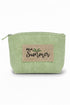 Hello Summer Patch Olive Canvas Pouch