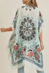 Bali Retreat Blue and Black Kimono
